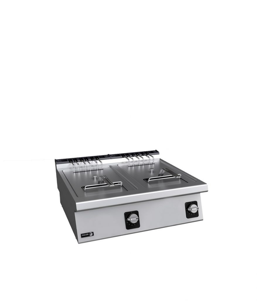 Φριτέζα Ηλεκτρική Διπλή 2x8 lt - F-E7208