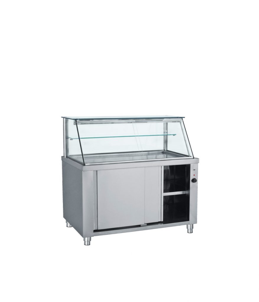 Επιδαπέδια Βιτρίνα Θερμαινόμενη 140 cm - HD 140