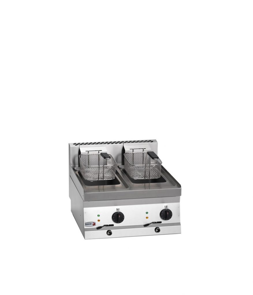 Φριτέζα Ηλεκτρική Διπλή 2x8 lt - F-E6208