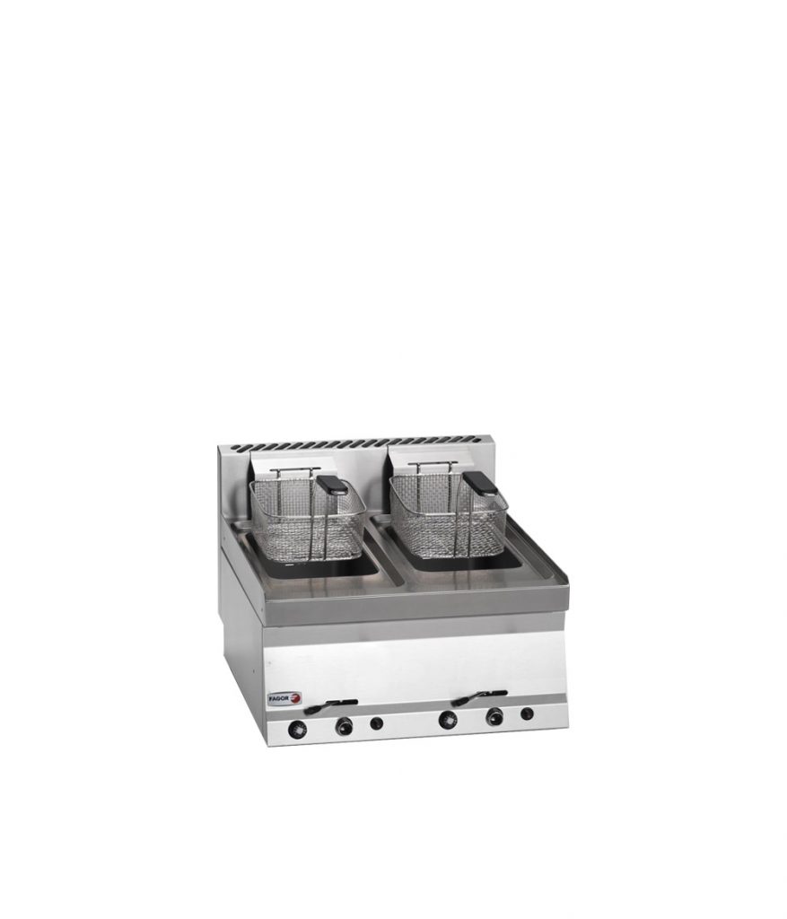 Φριτέζα Αερίου Διπλή 2x8 lt - F-G6208