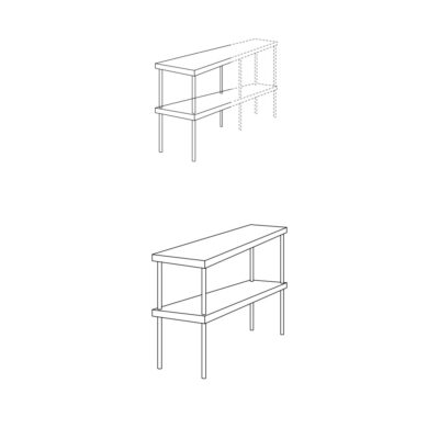 Ραφιέρες Επιτραπέζιες από 110 έως 239 cm - R