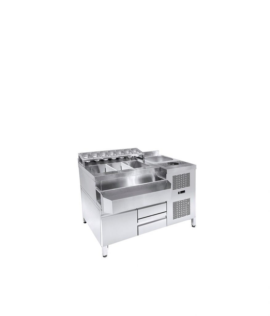 Bar Station Ψυχόμενο 134 cm - BS RE 134M