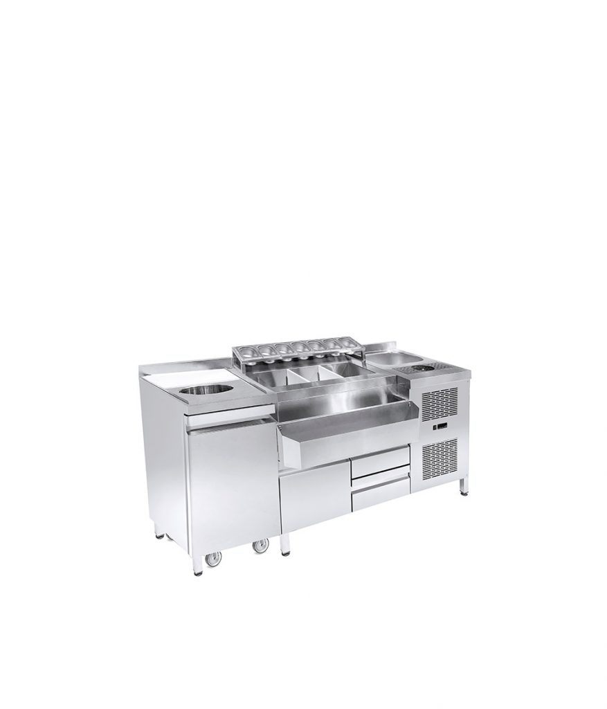 Bar Station Ψυχόμενο 179 cm - BS RE 179M
