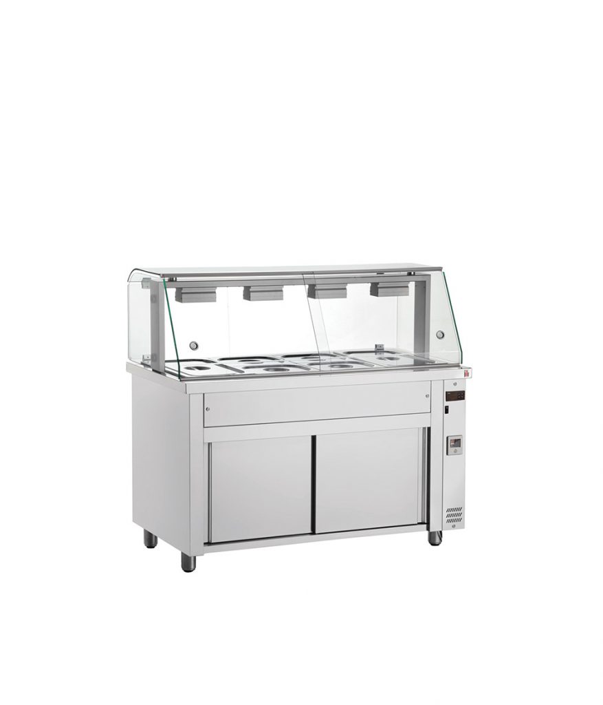 Επιδαπέδια Βιτρίνα Μπαιν Μαρί 4 GN 1/1 - MFV714