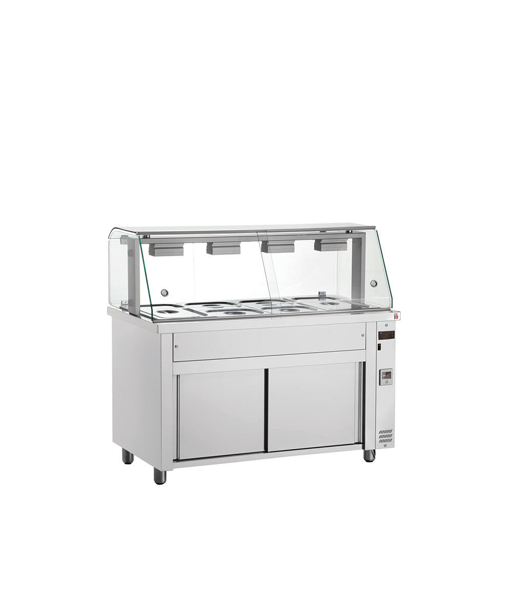 Επιδαπέδια Βιτρίνα Μπαιν Μαρί 4 GN 1/1 - MFV714