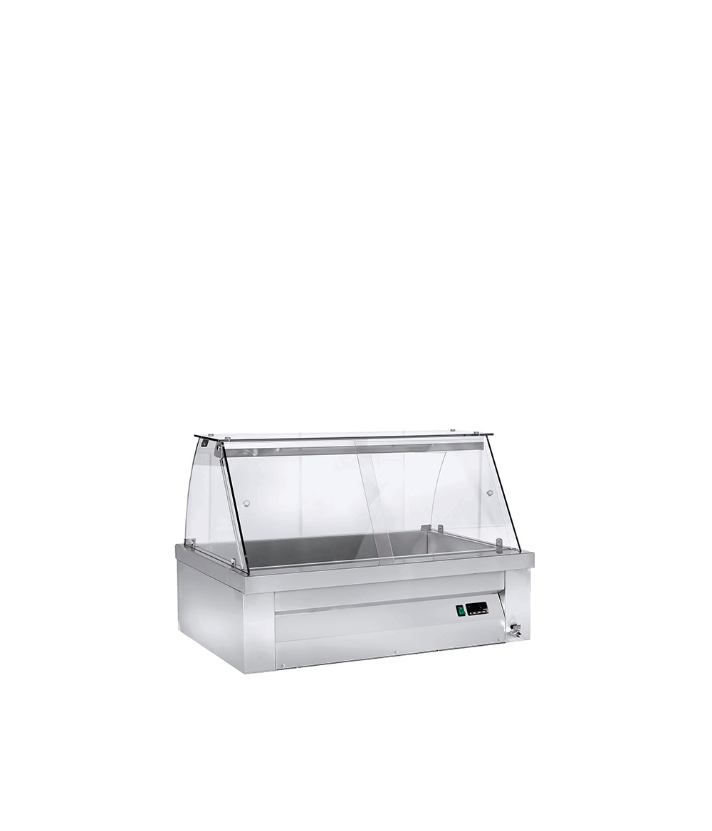 Επιτραπέζια Βιτρίνα Μπαιν Μαρί 3 GN 1/1 - MM ET 107G