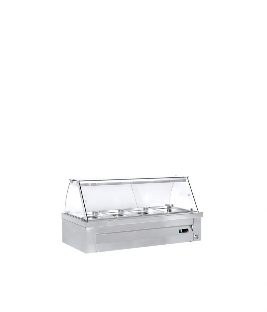 Επιτραπέζια Βιτρίνα Μπαιν Μαρί 4 GN 1/1 - MM ET 140G