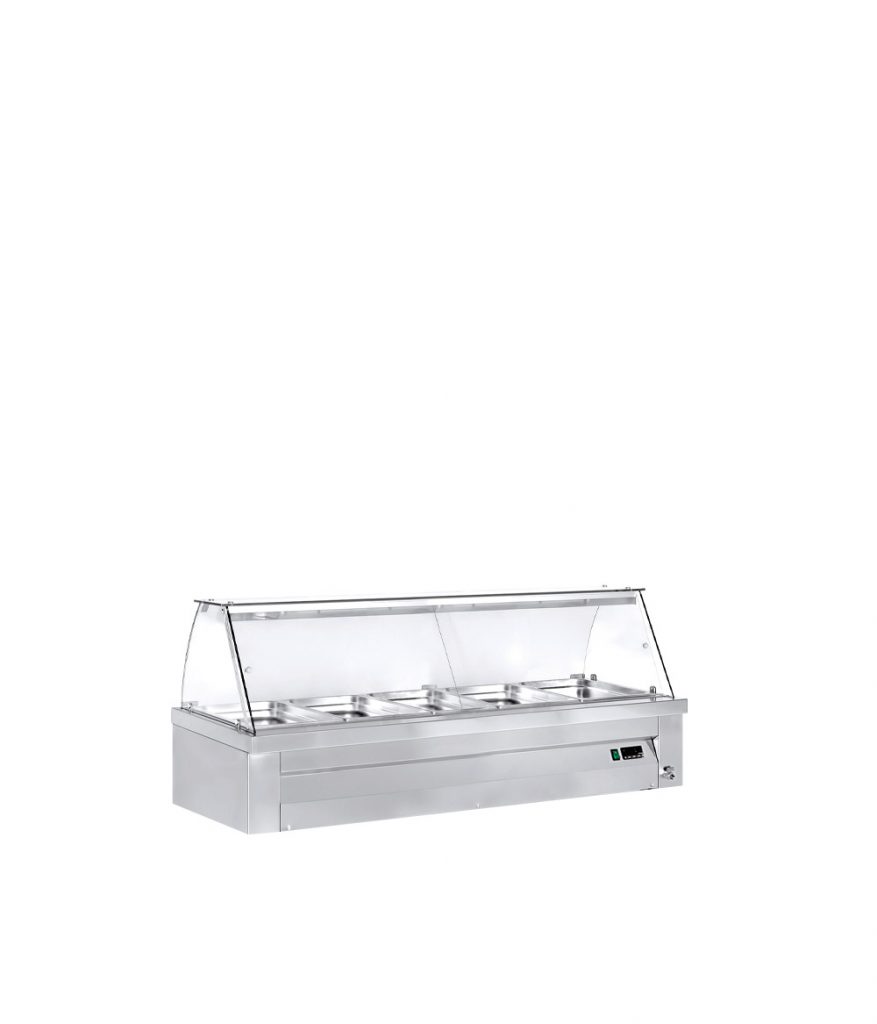 Επιτραπέζια Βιτρίνα Μπαιν Μαρί 5 GN 1/1 - MM ET 172G