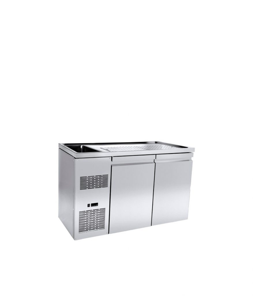 Ψυγείο Μπύρας με 2 Πόρτες & 1 Γούρνα - PA GE 160L1