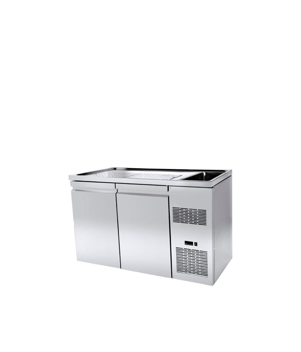 Ψυγείο Μπύρας με 2 Πόρτες & 1 Γούρνα - PA GE 160L1 - Image 2