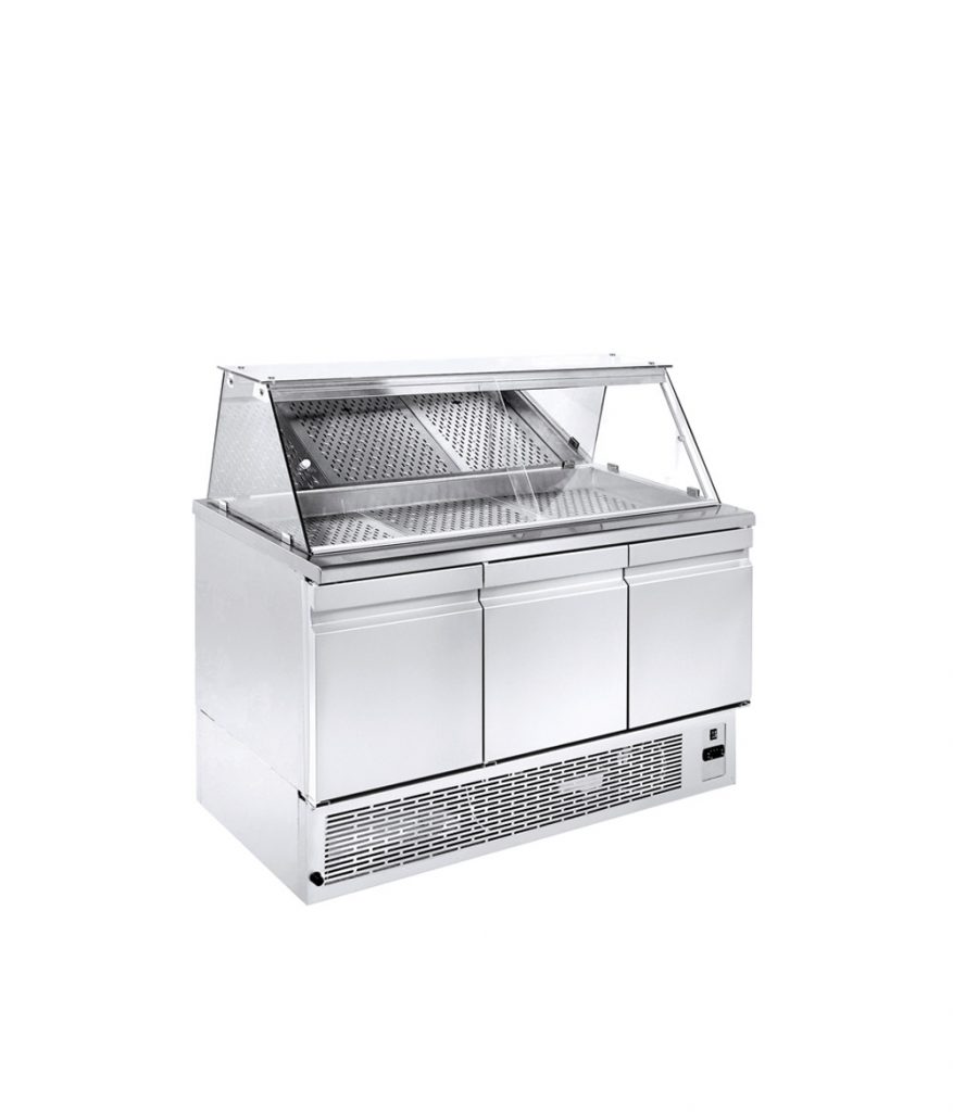 Ψυγείο-Βιτρίνα Ψαριών 134 cm - PS GN 134KT