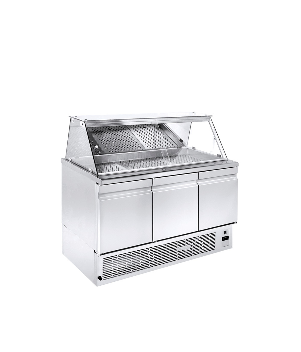 Ψυγείο-Βιτρίνα Ψαριών 134 cm - PS GN 134KT
