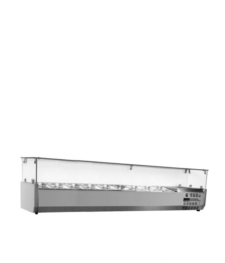 Επιτραπέζια Βιτρίνα Συντήρησης για 9 GN 1/4 - SA PI 189T