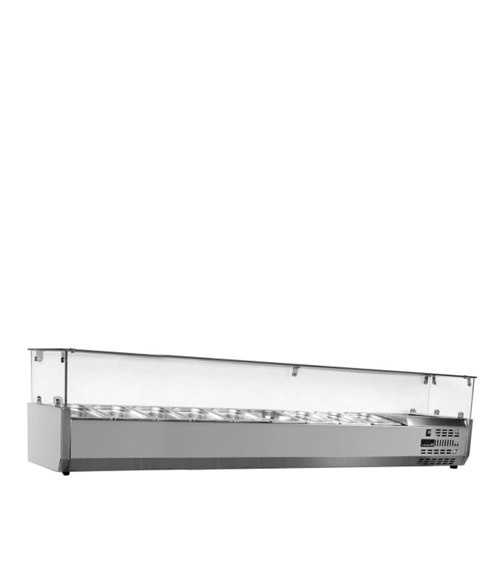 Επιτραπέζια Βιτρίνα Συντήρησης για 9 GN 1/3 - SA PI 209T3