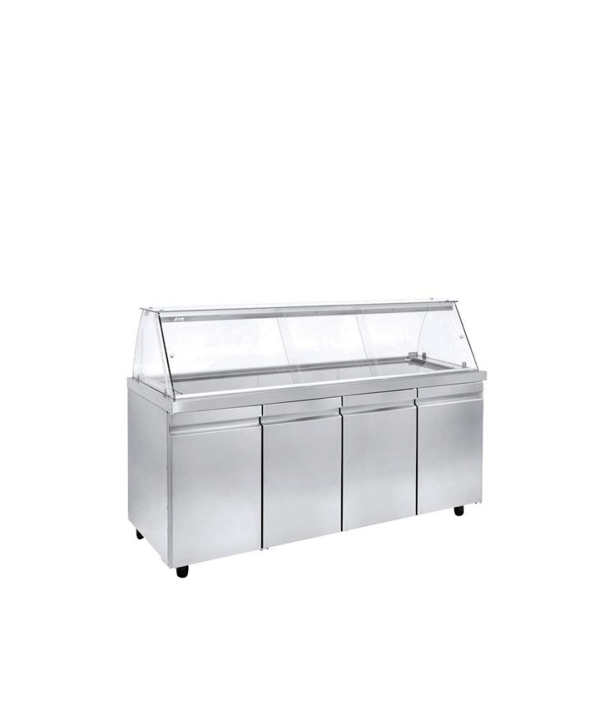 Επιδαπέδια Βιτρίνα Θερμαινόμενη 160 cm - THE ED 179