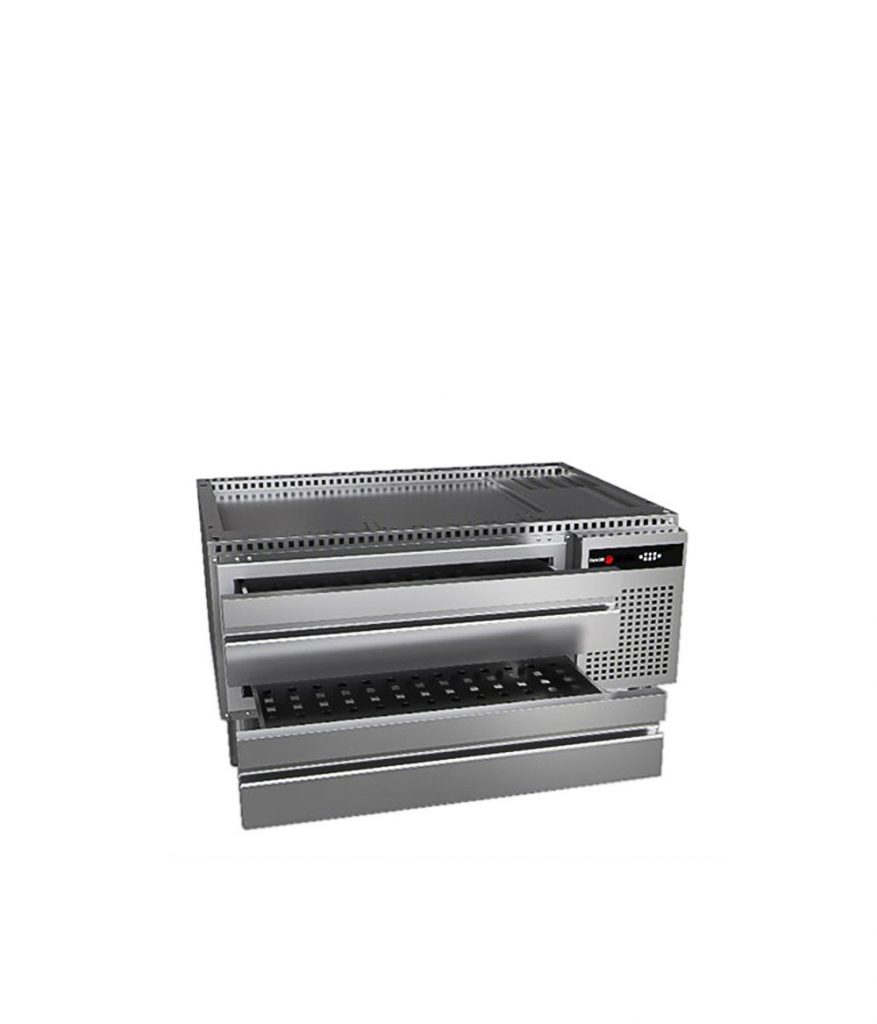 Βάση Ψυχόμενη 120 cm 2 Συρτάρια GN 4/3 - EMFP7-120 BH