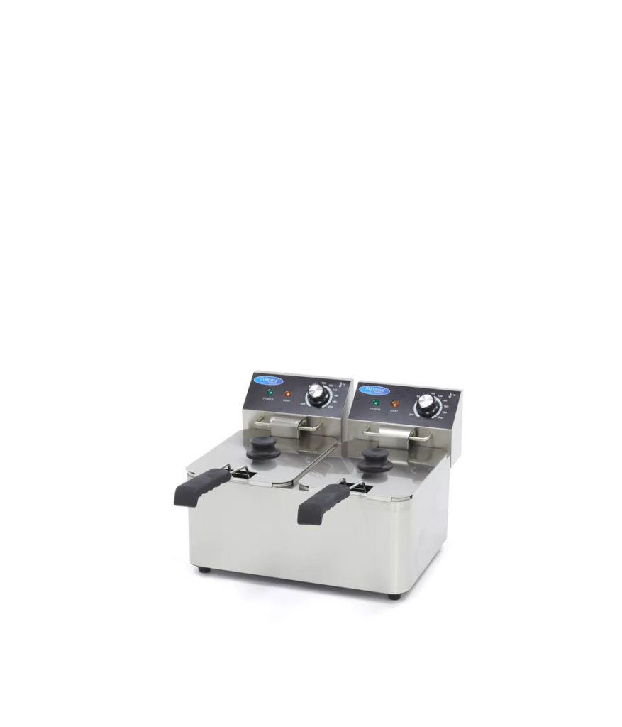 Φριτέζα Ηλεκτρική Διπλή 2x4 lt - FR 4+4 lt 45 cm